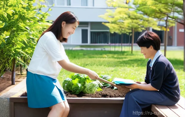 대순진리회의 주요 상징물 - **Prompt for Resolution of Grievances and Mutual Benefaction (Haewon Sangsaeng):**
    "Two adults, ...